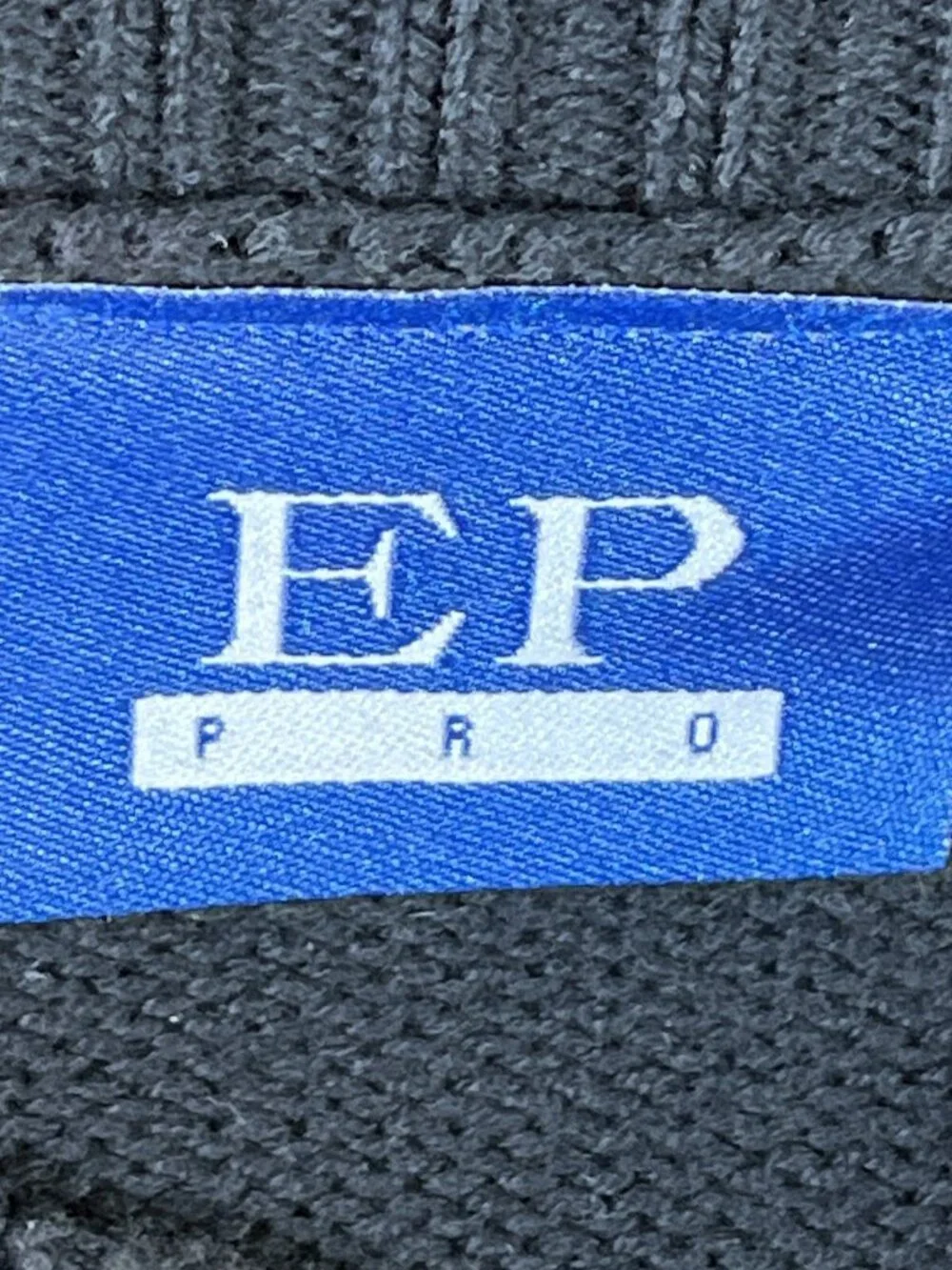 EP Pro Pullover Sweater Womens M Black with Embroidery Golf Crown Coat of Arms - Picture 7 of 11